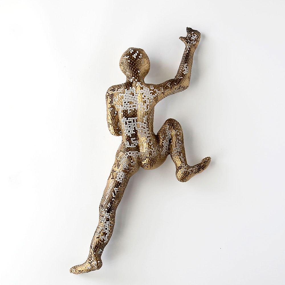 wall art climbing figures