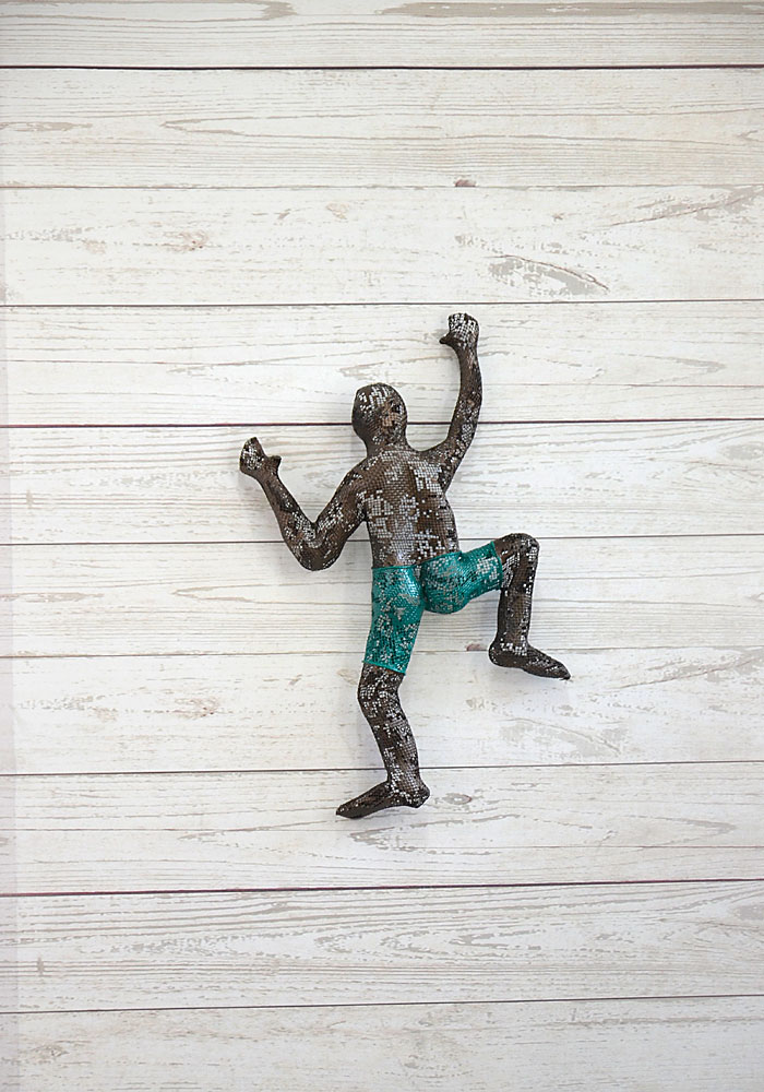 wall art climbing figures