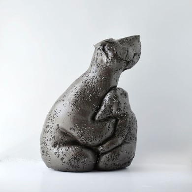 Abstract sculpture, Bear sculpture.