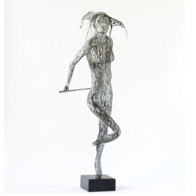 Metal art sculpture - Ballet dancer - Metal wire mesh Sculpture - home decor - Contemporary art