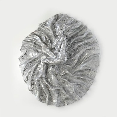 Contemporary metal wall art - Abstract female sculpture - Unique home decor